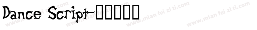 Dance Script字体转换